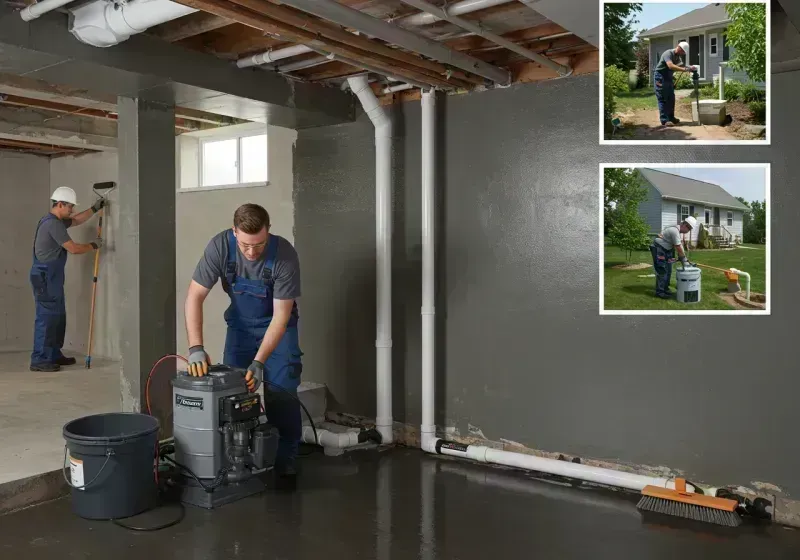 Basement Waterproofing and Flood Prevention process in Bloomingdale, IL